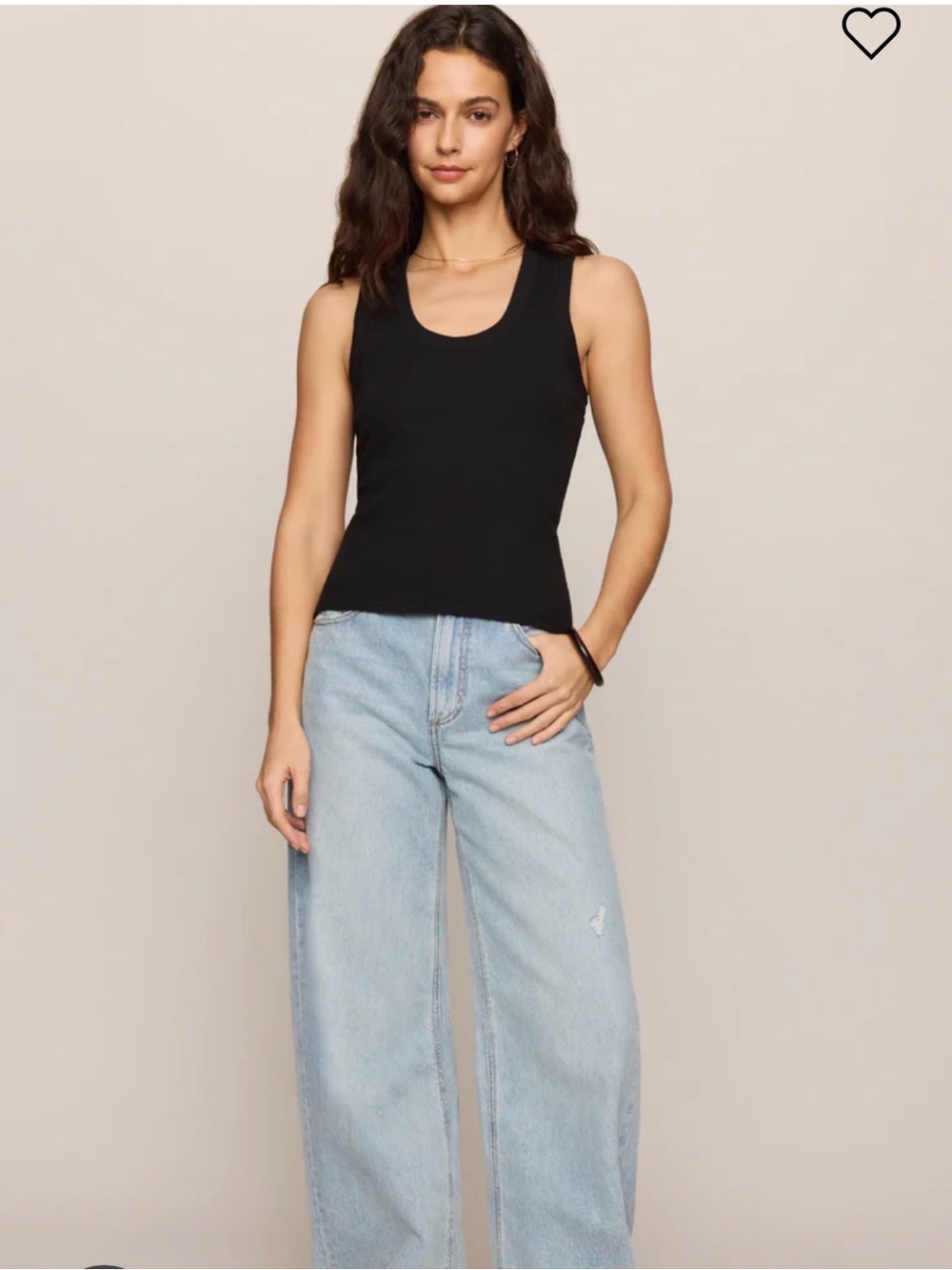 Z Supply Sirena Rib Tank Black